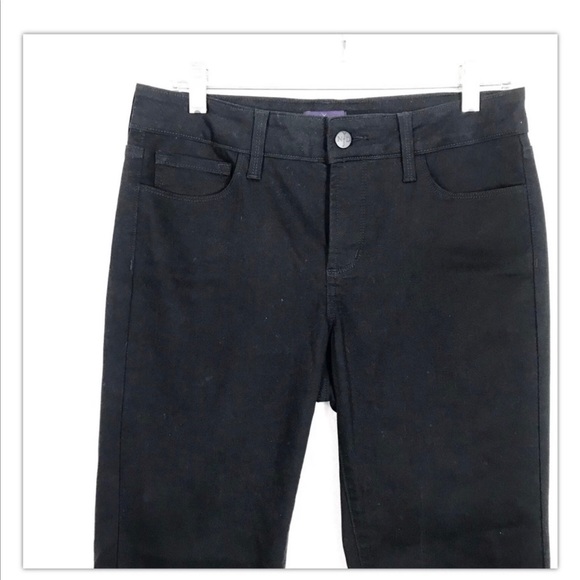 NYDJ not your daughters jeans Black and Embellished cropped capris size 4P - Picture 2 of 10